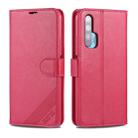 For Huawei Honor 20 Pro AZNS Sheepskin Texture Horizontal Flip Leather Case with Holder & Card Slots & Wallet(Red) - 1