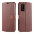 For Huawei Honor 30 / 30 Pro AZNS Sheepskin Texture Horizontal Flip Leather Case with Holder & Card Slots & Wallet(Brown) - 1