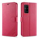 For Huawei Honor 30 / 30 Pro AZNS Sheepskin Texture Horizontal Flip Leather Case with Holder & Card Slots & Wallet(Red) - 1