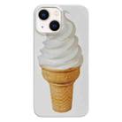 For iPhone 13 Painted Pattern PC Phone Case(Ice Cream) - 1