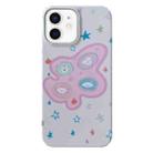 For iPhone 12 Painted Pattern PC Phone Case(Starry Dogs) - 1