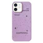 For iPhone 12 Painted Pattern PC Phone Case(Splashing Ink) - 1