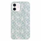 For iPhone 12 Painted Pattern PC Phone Case(Tulip Bunny) - 1