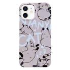 For iPhone 12 Painted Pattern PC Phone Case(CATs) - 1