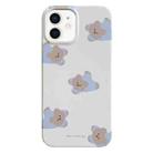 For iPhone 12 Painted Pattern PC Phone Case(Papa Bear) - 1