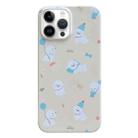 For iPhone 12 Pro Max Painted Pattern PC Phone Case(Milk Yellow Dog) - 1