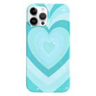 For iPhone 11 Pro Max Painted Pattern PC Phone Case(Green Love) - 1