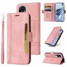 For OPPO Reno10 5G Global/Reno10 Pro 5G Global BETOPNICE Dual-side Buckle Leather Phone Case(Pink) - 1