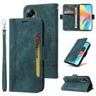 For OPPO A58 4G BETOPNICE Dual-side Buckle Leather Phone Case(Green) - 1