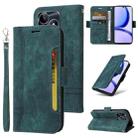 For Realme C53/Narzo N53 BETOPNICE Dual-side Buckle Leather Phone Case(Green) - 1