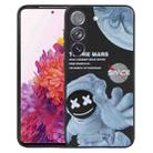 For Samsung Galaxy S20 FE 5G Martian Astronaut Pattern Shockproof Phone Case(Black) - 1