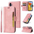 For Samsung Galaxy M14 5G / F14 5G BETOPNICE Dual-side Buckle Leather Phone Case(Pink) - 1