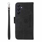 For Samsung Galaxy A25 5G Global BETOPNICE Dual-side Buckle Leather Phone Case(Black) - 3