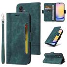 For Samsung Galaxy A25 5G Global BETOPNICE Dual-side Buckle Leather Phone Case(Green) - 1