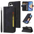 For Samsung Galaxy A35 5G BETOPNICE Dual-side Buckle Leather Phone Case(Black) - 1