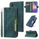 For Samsung Galaxy A55 BETOPNICE Dual-side Buckle Leather Phone Case(Green) - 1