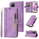 For Xiaomi Redmi Note 12S 4G Global BETOPNICE Dual-side Buckle Leather Phone Case(Purple) - 1