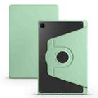 For Samsung Galaxy Tab S6 Lite P610 Acrylic 360 Degree Rotation Smart Tablet Leather Case(Green) - 1