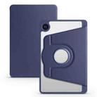 For Samsung Galaxy Tab A9 Acrylic 360 Degree Rotation Smart Tablet Leather Case(Dark Blue) - 1