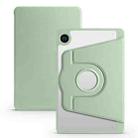 For Samsung Galaxy Tab A9 Acrylic 360 Degree Rotation Smart Tablet Leather Case(Green) - 1