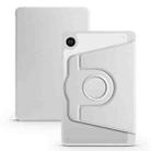For Samsung Galaxy Tab A9+ Acrylic 360 Degree Rotation Smart Tablet Leather Case(Space Grey) - 1