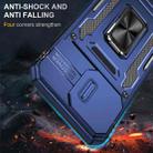 For iPhone 16 Pro Max Armor PC + TPU Camera Shield Phone Case(Navy Blue) - 2