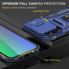 For iPhone 16 Pro Max Armor PC + TPU Camera Shield Phone Case(Navy Blue) - 3