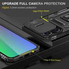 For iPhone 16 Pro Max Armor PC + TPU Camera Shield Phone Case(Black) - 3