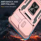 For iPhone 16 Pro Max Armor PC + TPU Camera Shield Phone Case(Rose Gold) - 2