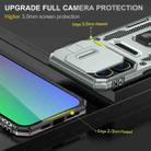 For iPhone 16 Pro Armor PC + TPU Camera Shield Phone Case(Grey) - 3