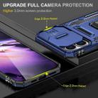 For iPhone 16 Plus Armor PC + TPU Camera Shield Phone Case(Navy Blue) - 3