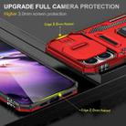 For iPhone 16 Plus Armor PC + TPU Camera Shield Phone Case(Red) - 3