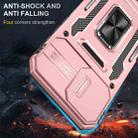 For iPhone 16 Plus Armor PC + TPU Camera Shield Phone Case(Rose Gold) - 2