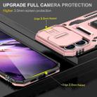 For iPhone 16 Plus Armor PC + TPU Camera Shield Phone Case(Rose Gold) - 3