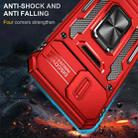For iPhone 16e Armor PC + TPU Camera Shield Phone Case(Red) - 2