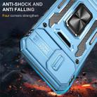 For iPhone 16e Armor PC + TPU Camera Shield Phone Case(Light Blue) - 2