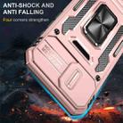 For iPhone 16e Armor PC + TPU Camera Shield Phone Case(Rose Gold) - 2