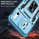 For iPhone 17 Pro Max Armor PC + TPU Camera Shield Phone Case(Light Blue) - 2