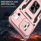 For iPhone 17 Pro Max Armor PC + TPU Camera Shield Phone Case(Rose Gold) - 2