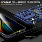 For iPhone 17 Pro Armor PC + TPU Camera Shield Phone Case(Navy Blue) - 3