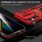 For iPhone 17 Pro Armor PC + TPU Camera Shield Phone Case(Red) - 3