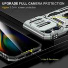 For iPhone 17 Pro Armor PC + TPU Camera Shield Phone Case(Grey) - 3