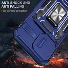 For iPhone 17 Armor PC + TPU Camera Shield Phone Case(Navy Blue) - 2