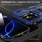 For iPhone 17 Armor PC + TPU Camera Shield Phone Case(Navy Blue) - 3