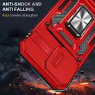 For iPhone 17 Armor PC + TPU Camera Shield Phone Case(Red) - 2