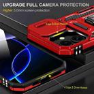 For iPhone 17 Armor PC + TPU Camera Shield Phone Case(Red) - 3