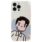 For iPhone 14 Pro Max Precise Hole TPU Phone Case(Boy) - 1