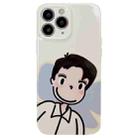 For iPhone 11 Pro Max Precise Hole TPU Phone Case(Boy) - 1