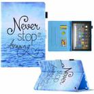 For Amazon Fire Max 11 2023 Colored Drawing Smart Leather Tablet Case(Never Stop) - 1