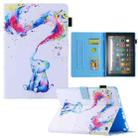 For Amazon Fire Max 11 2023 Colored Drawing Smart Leather Tablet Case(Colorful Elephant) - 1